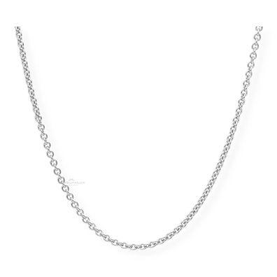 JuwelmaLux Halskette 925/000 Sterling Silber rhodiniert Anker JL18-05-0268