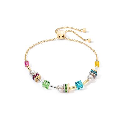 Coeur de Lion Armband 4085/30-1527 Joyful Cubes & Pearls multicolor