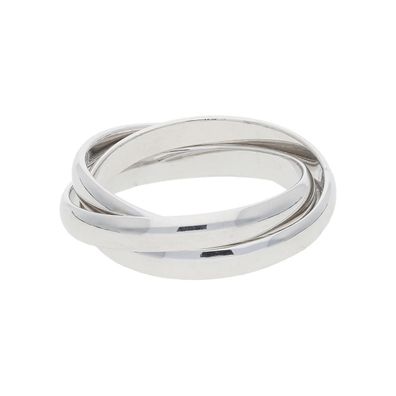 JuwelmaLux Trinity Ring 925/000 Sterling Silber rhodiniert JL10-07-2914