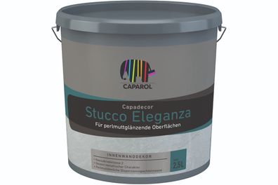 Caparol Capadecor Stucco Eleganza 2,5 Liter cremeweiß metallisch