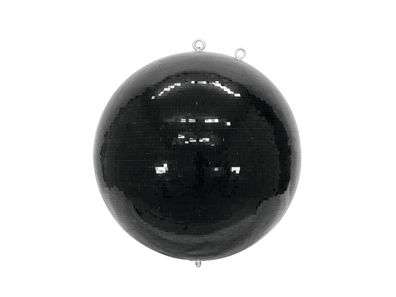 Spiegelkugel 50cm schwarz - Safety - Discokugel Echtglas - 10x10mm Spiegel PROFI