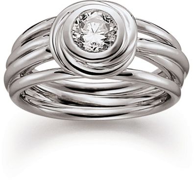 Viventy Damen Ring 925/000 Sterling Silber mit Zirkonia 763961