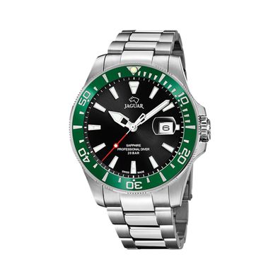 Jaguar Herren Uhr J860/ H Edelstahl mit Datumsanzeige Swiss Made