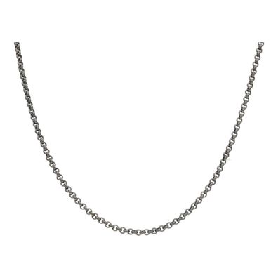 JuwelmaLux Halskette 925/000 Sterling Silber geschwärzt Anker JL18-05-0384