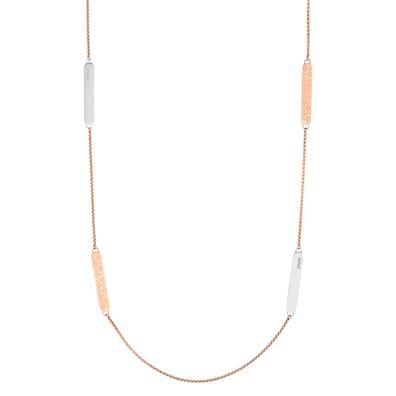 JOOP! Halskette Bicolor aus Edelstahl roségold plattiert 2031016