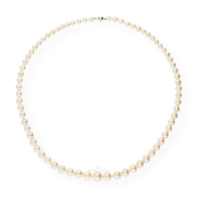 JuwelmaLux Perlenkette 925/000 Sterling Silber JL30-05-0084 Akoya-Zuchtperlen