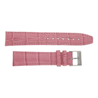 Ritter Uhrband pink Kalbsleder mit Krokoprägung ALW-18