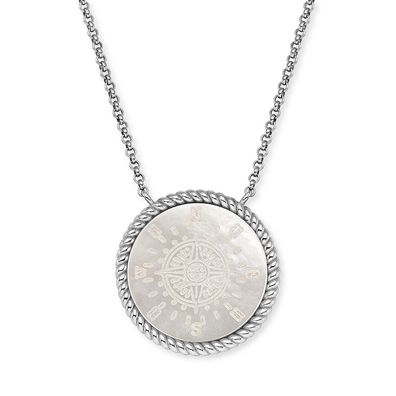 Engelsrufer Halskette ERN-ORNAWINDR-PE Sterling Silber mit Perlmutt