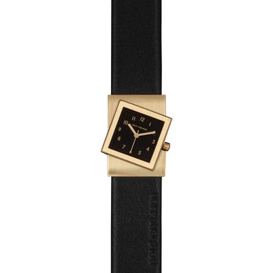 Rolf Cremer Armbanduhr 507752 Turn S Lederband, schwarz, gold