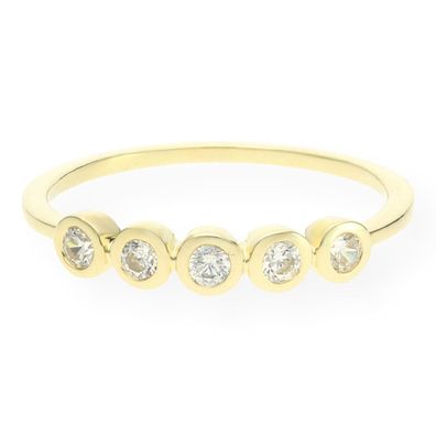 JuwelmaLux Ring 333/000 (8 Karat) Gold mit Zirkonia JL13-07-0080