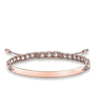 Thomas Sabo Love Bridge Armband rosé vergoldet Silber LBA0055-597-19-L21