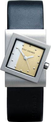 Rolf Cremer Quarz Titan Armbanduhr 492300 Lederband