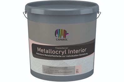 Caparol Capadecor Metallocryl Interior 5 Liter metallisch silber