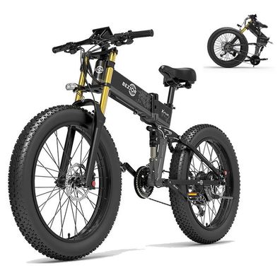 Elektrofahrrad BEZIOR X-PLUS Faltrad E-Bike 17.5AH 250W, mit Shimano 9 Gänge,