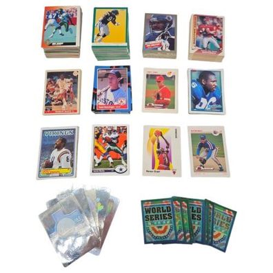 Score Fleer Pro Set Pacific 1991 Karten Sammlung NFL über 380 Sammelkarten