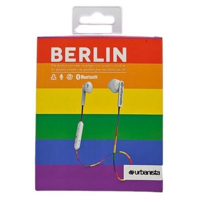 Urbanista Berlin Bluetooth-Kopfhörer In-Ear Kabellos Stereo Headset Regenbogen
