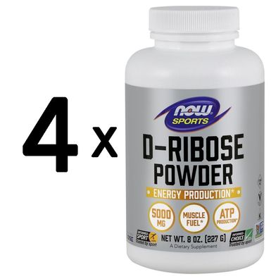 4 x D-Ribose, Powder - 227g