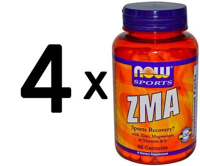 4 x ZMA - Sports Recovery - 90 caps