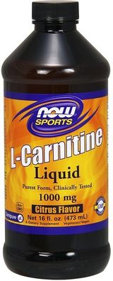L-Carnitine Liquid, 1000mg Citrus Flavor - 450 ml.