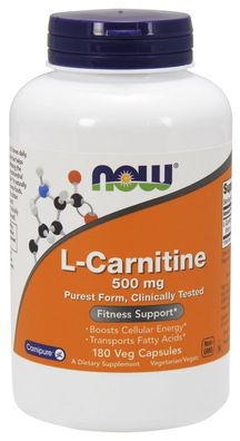 L-Carnitine, 500mg - 180 caps