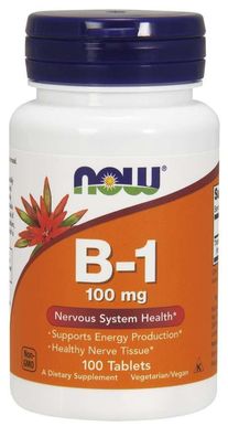Vitamin B-1 Thiamine, 100mg - 100 tabs
