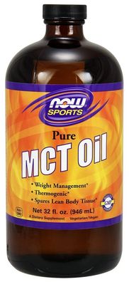 MCT Oil, 100% Pure - 946 ml.