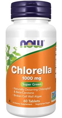 Chlorella, 1000mg - 60 tablets