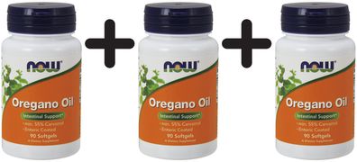 3 x Oregano Oil, Enteric - 90 softgels
