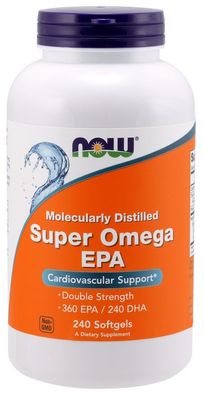 Super Omega EPA Molecularly Distilled - 240 softgels