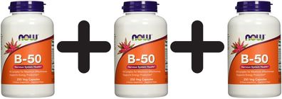 3 x Vitamin B-50 - 250 vcaps