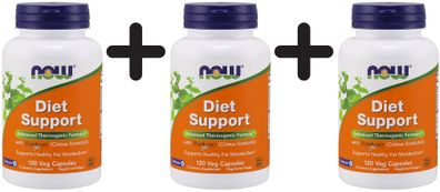 3 x Diet Support - 120 vcaps