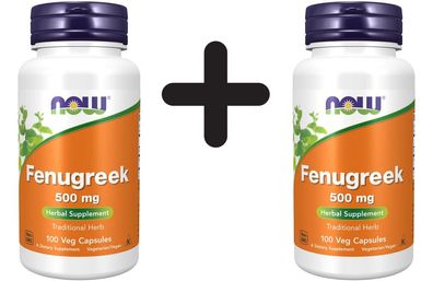 2 x Fenugreek, 500mg - 100 vcaps