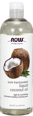 Liquid Coconut Oil, Pure Fractionated - 473 ml.
