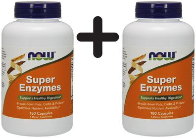 2 x Super Enzymes - 180 caps