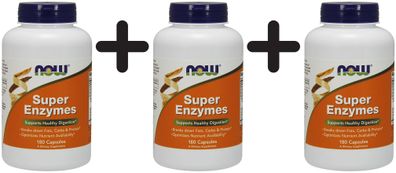 3 x Super Enzymes - 180 caps