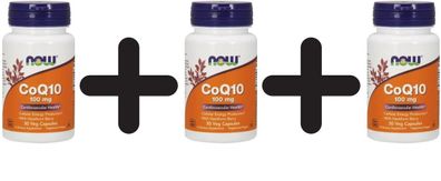 3 x CoQ10 with Hawthorn Berry, 100mg - 30 vcaps
