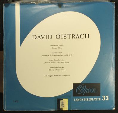 Opera 3403 - David Oistrach