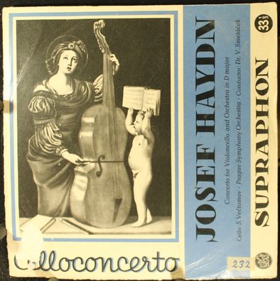 Supraphon LPM - 166 - Concerto For Violoncello And Orchestra In D Major