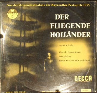 DECCA LW 50 046 - Der Fliegende Holländer Aus Der Originalaufnahme Der Bayreuth