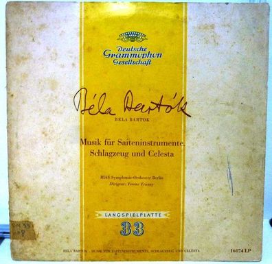 Deutsche Grammophon LP 16 074 - Musik Für Saiteninstrumente, Schlagzeug Und Cel