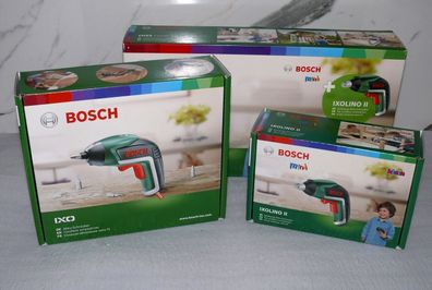 Bosch IXO Family Set Mobile Akkuschrauber LI-ION Akku 3,6V 5,4Wh + Spielzeug