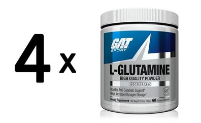 4 x L-Glutamine - 300g