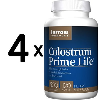 4 x Colostrum Prime Life, 500mg - 120 caps