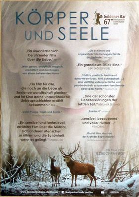 Körper und Seele - Original Kinoplakat A3 - Alexandra Borbély - Filmposter