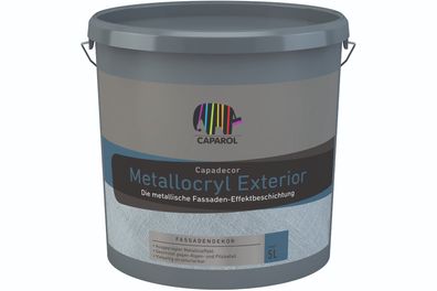 Caparol Capadecor Metallocryl Exterior 10 Liter metallisch silber