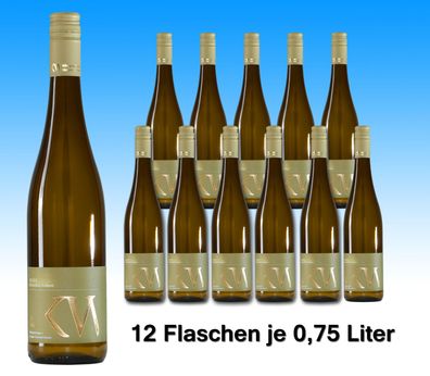 12 Flaschen 2022er Riesling Kabinett | Deutschland Nahe | Weißwein