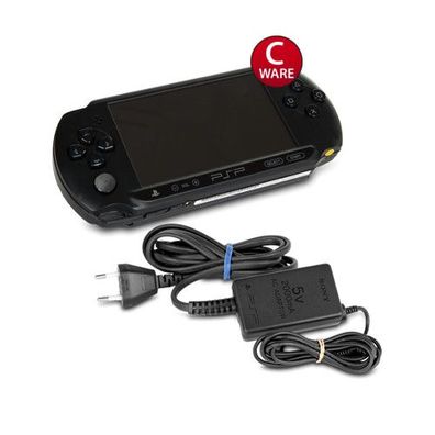 Sony Playstation Portable - PSP E1004 Konsole in Black / Schwarz #40C + Ladekabel ...