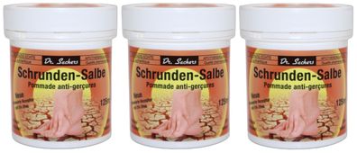 DR. Sachers Schrunden-Salbe, 3x 125 ml, Apothekenqualität