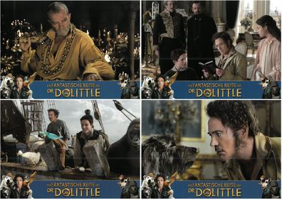 Die fantastische Reise des Dr. Dolittle - 4 Original Kino-Aushangfotos - Filmposter