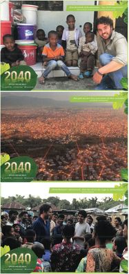2040 - Wir retten die Welt! - 3 Original Kino-Aushangfotos - Filmposter